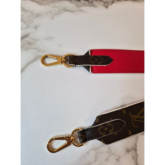 Louis Vuitton Monogram & Red Bandouliere Strap J02287 - Picture 4 of 5